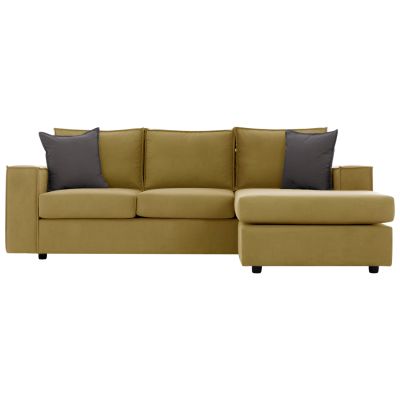 CORNER SOFA MONACO HM3257.09 GOLD INTERCHANGEABLE 240x170x86