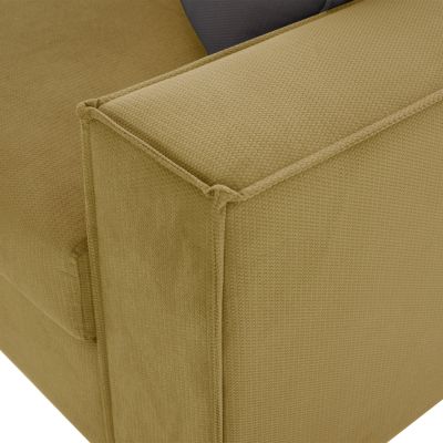 CORNER SOFA MONACO HM3257.09 GOLD INTERCHANGEABLE 240x170x86