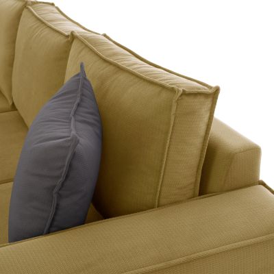 CORNER SOFA MONACO HM3257.09 GOLD INTERCHANGEABLE 240x170x86