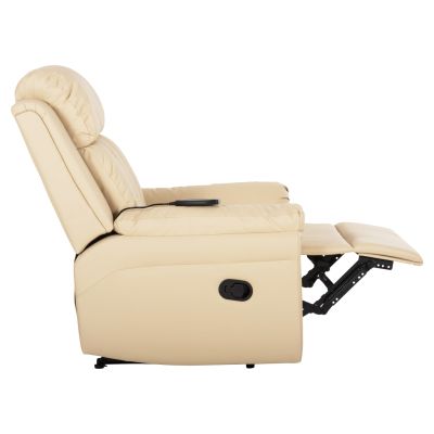 ARMCHAIR MASSAGE HAPPER HM9785.13 ECRU PU LEATHER 76x94x102Hcm.