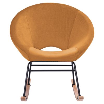 Кадифено кресло Paulina HM8399.09 в злато 76x86x76 см.