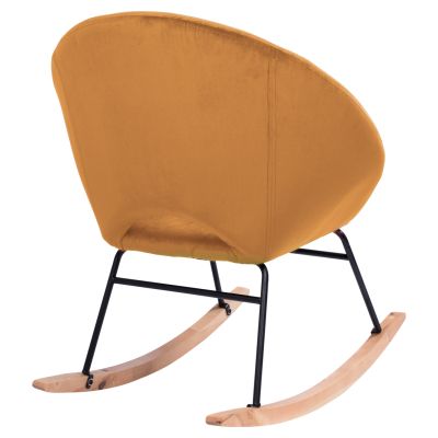 Кадифено кресло Paulina HM8399.09 в злато 76x86x76 см.