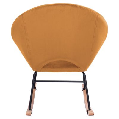 Кадифено кресло Paulina HM8399.09 в злато 76x86x76 см.