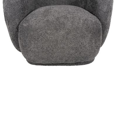 ARMCHAIR KARPEN HM9600.01 GREY BOUCLE FABRIC 93x87x78H cm.