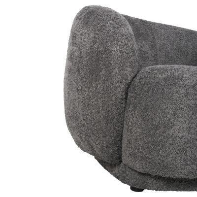 ARMCHAIR KARPEN HM9600.01 GREY BOUCLE FABRIC 93x87x78H cm.