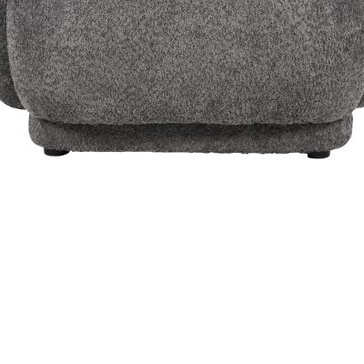 ARMCHAIR KARPEN HM9600.01 GREY BOUCLE FABRIC 93x87x78H cm.