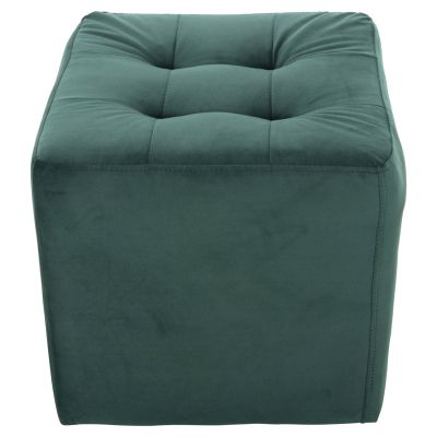 ТАБУРЕТКА ПЪНК HM264.13 КИПАРИСНО ЗЕЛЕНО КАДИФЕ 37Χ37Χ39Hcm.