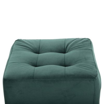 ТАБУРЕТКА ПЪНК HM264.13 КИПАРИСНО ЗЕЛЕНО КАДИФЕ 37Χ37Χ39Hcm.
