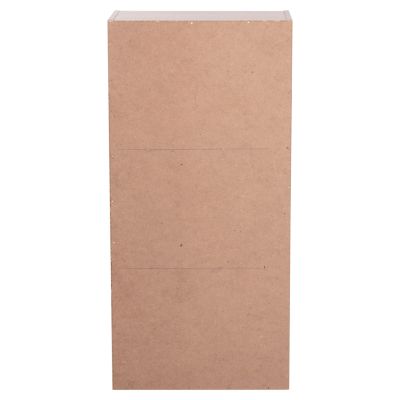 WALL SHELF RACK CUBICON HM9941.02 MELAMINE IN SONAMA OAK 38,5x23,5x80Hcm.