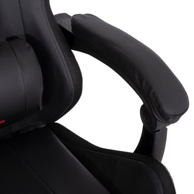 GAMING ARMCHAIR DARREN HM1203.01 BLACK-RED PVC 58.5x100x120Hcm.