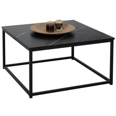 ХОЛНА МАСА BRAYLEN HM8942.13 КВАДРАТНА С ВИЗИЯ НА МЕЛАМИН ЧЕРЕН МРАМОР 75x75x43Hcm.