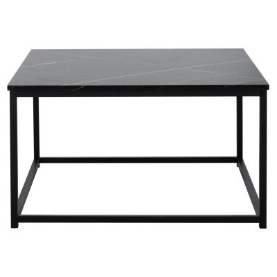 ХОЛНА МАСА BRAYLEN HM8942.13 КВАДРАТНА С ВИЗИЯ НА МЕЛАМИН ЧЕРЕН МРАМОР 75x75x43Hcm.
