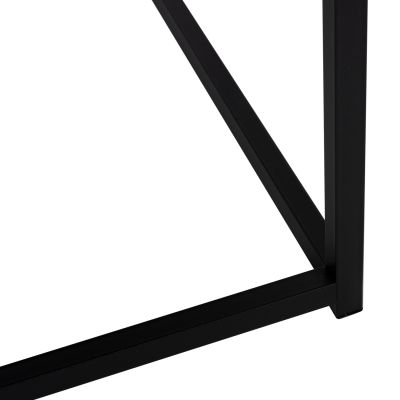 ХОЛНА МАСА BRAYLEN HM8942.13 КВАДРАТНА С ВИЗИЯ НА МЕЛАМИН ЧЕРЕН МРАМОР 75x75x43Hcm.