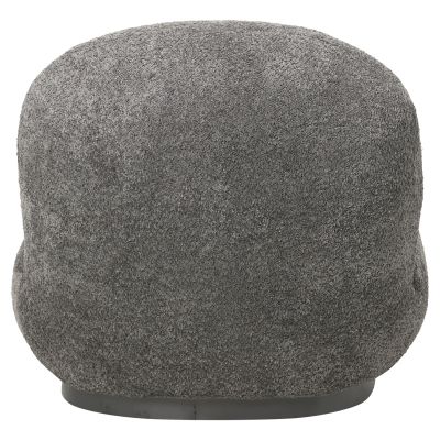 ARMCHAIR BEANY HM9591.01 GREY BOUCLE FABRIC 85x82x77Hcm.