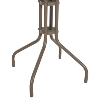 OUTDOOR ROUND TABLE LINO HM5973.04 METALLIC IN CHAMPAGNE COLOR Φ60x70Hcm.