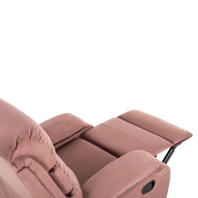ARMCHAIR MASSAGE YASUMU HM9784.02 DUSTY PINK VELVET 80x93x100Hcm.
