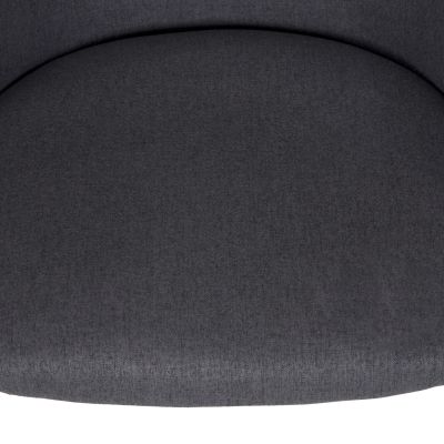 ТРАПЕЗЕН СТОЛ ISIAH HM9615.01 СИВ ДАМАС-ЧЕРНИ МЕТАЛНИ КРАКА 56x56x76Hсм.