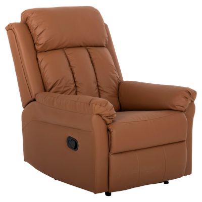 ARMCHAIR MASSAGE HAPPER HM9785.12 BROWN PU LEATHER 76x94x102Hcm.