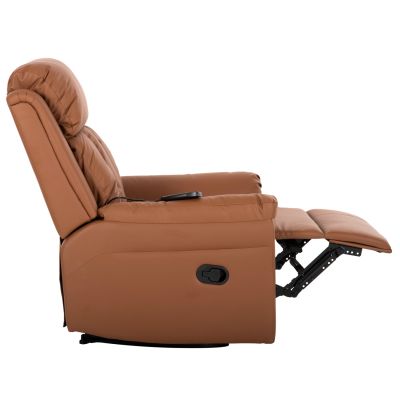 ARMCHAIR MASSAGE HAPPER HM9785.12 BROWN PU LEATHER 76x94x102Hcm.