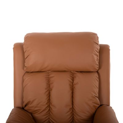 ARMCHAIR MASSAGE HAPPER HM9785.12 BROWN PU LEATHER 76x94x102Hcm.