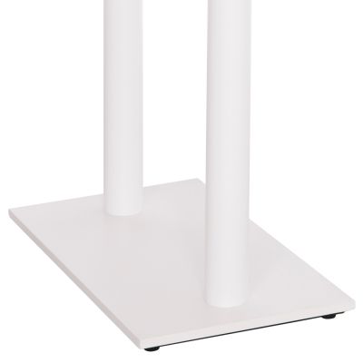 BASE FOR BAR TABLE HM480.02 TWO LEGS-METAL IN WHITE MATTE COLOR 80x40x108Hcm.