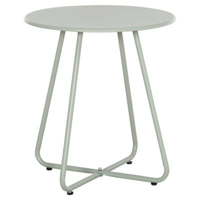 SIDE TABLE ROUND SAMMON HM6271.06 METAL IN PISTACHIO GREEN COLOR Φ45x50Hcm.