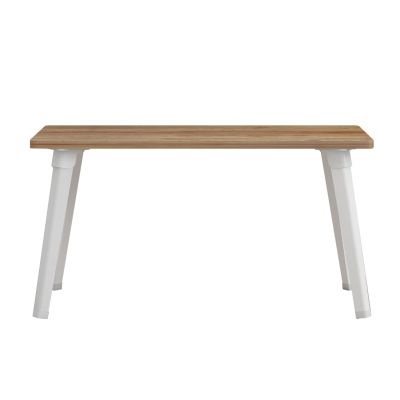 СТРАНИЧНА МАСА/ПОДАВА ЗА ЛЕГЛО BRITTA HM8965.12 СГЪВАЕМИ БЕЛИ МЕТАЛНИ КРАКА-МЕЛАМИН В НАТУРАЛ 60x34x29Hcm.