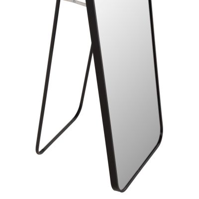FLOOR STANDING MIRROR BOELY HM9577.01 ALUMINUM FRAME IN BLACK COLOR 40x35x160Hcm.