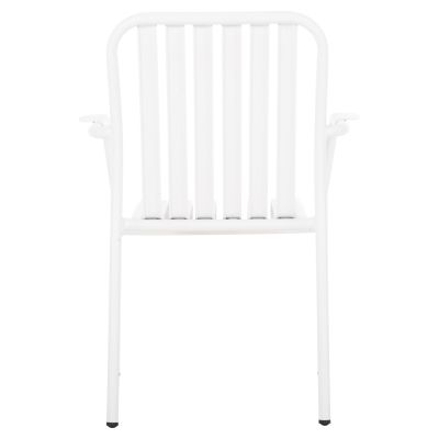 ALUMINUM ARMCHAIR RACHEL HM6088.02 WHITE 63x58x85Hcm.