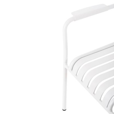 ALUMINUM ARMCHAIR RACHEL HM6088.02 WHITE 63x58x85Hcm.