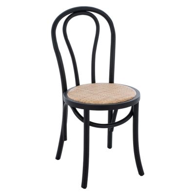 ΞΥΛΙΝΗ ΚΑΡΕΚΛΑ MONTREAL ΤΥΠΟΥ ΒΙΕΝΗΣ HM8914.02 ΑΠΟ ΞΥΛΟ ΟΞΙΑΣ ΣΕ ΧΡΩΜΑ ΜΑΥΡΟ 4 0x40x87Υ ек.