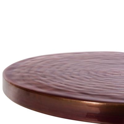 ПОМОЩНА МАСА BOMBAY HM4251.06 МЕТАЛ В МЕДНИ НЮАНСИ Φ25,5x51,5Hcm.
