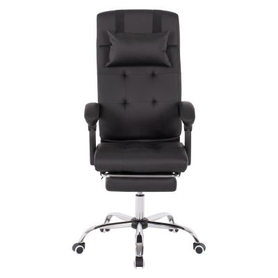 EXECUTIVE OFFICE CHAIR HM1057.11 BLACK WITH FOLDING FOOTREST 58x71x128Hcm.