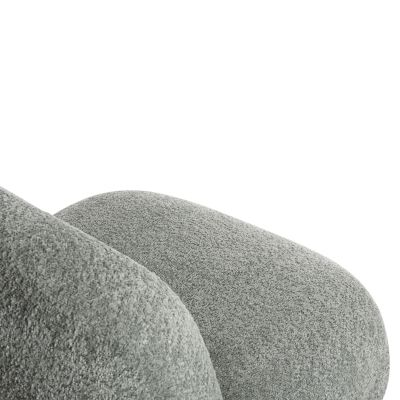 КРЕСЛО BEANY HM9591.05 ШАМ ФЪСТЪК ЗЕЛЕН БУКУЛ ПЛАТ 82x82x80Hcm.