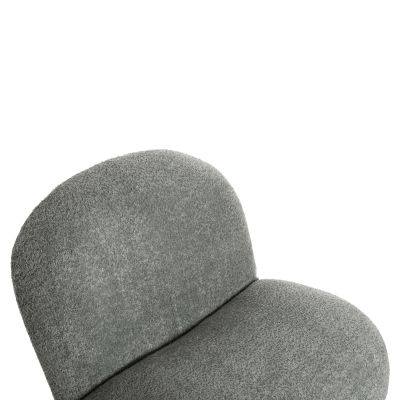 КРЕСЛО BEANY HM9591.05 ШАМ ФЪСТЪК ЗЕЛЕН БУКУЛ ПЛАТ 82x82x80Hcm.