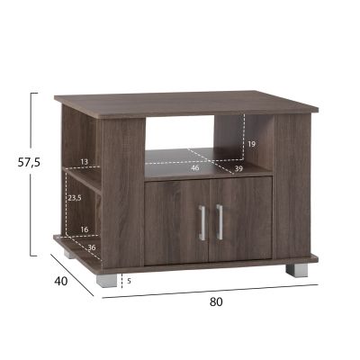 Поставка за телевизор цвят орех 80x40x57.5 HM2404.01