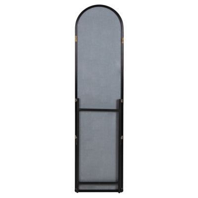 FLOOR STANDING MIRROR JOELY HM9578.01 ALUMINUM FRAME IN BLACK COLOR 40x31x160Hcm.