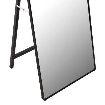 FLOOR STANDING MIRROR JOELY HM9578.01 ALUMINUM FRAME IN BLACK COLOR 40x31x160Hcm.