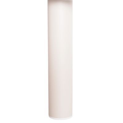 ALUMINUM ROUND TABLE DOSUN HM6201.02 CREAM WHITE FRAME-3D PRINTED GLASS TOP WITH CERAMIC LOOK Φ120cm.