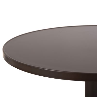 OUTDOOR ROUND TABLE GOSS HM5974.02 ALUMINUM IN BROWN Φ60x70Hcm.
