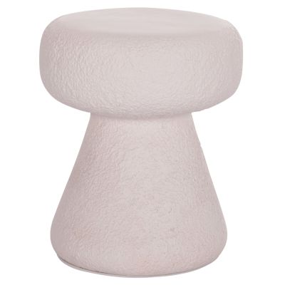 ROUND STOOL INTERON HM18171.02 FIBER CEMENT IN WHITE--Φ34x39Hcm.