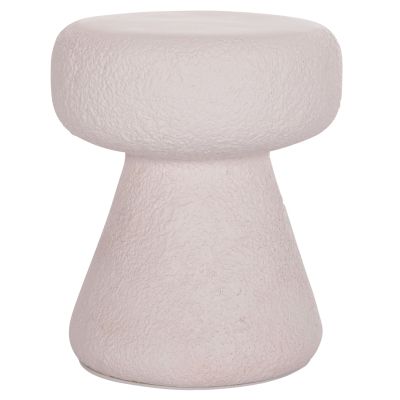 ROUND STOOL INTERON HM18171.02 FIBER CEMENT IN WHITE--Φ34x39Hcm.