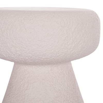 ROUND STOOL INTERON HM18171.02 FIBER CEMENT IN WHITE--Φ34x39Hcm.