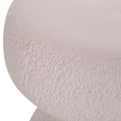 ROUND STOOL INTERON HM18171.02 FIBER CEMENT IN WHITE--Φ34x39Hcm.