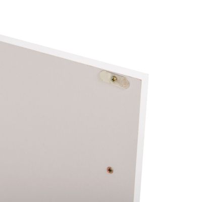 NIGHTSTAND MALORY HM2205.05 WHITE MELAMINE 40x40x50Hcm.