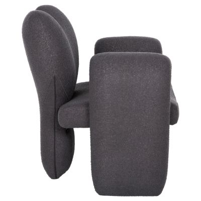 ТРАПЕЗНО КРЕСЛО HARTT HM9777.01 СИВО ТЕДИ ПЛАТ 84x74x87Hсм.