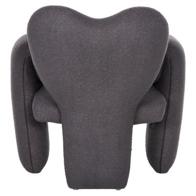 ТРАПЕЗНО КРЕСЛО HARTT HM9777.01 СИВО ТЕДИ ПЛАТ 84x74x87Hсм.