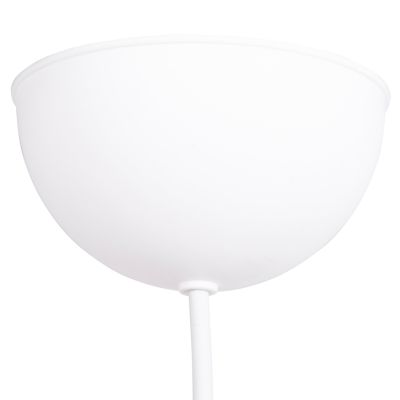 CEILING PENDANT CYLINDRICAL LAMP KRIKS HM4706.01 PVC IN WHITE-GREY Φ30x70Hcm.
