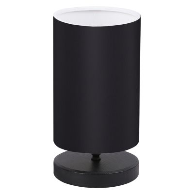 TABLE LAMP HM7595.02 BLACK BASE, BLACK CAP