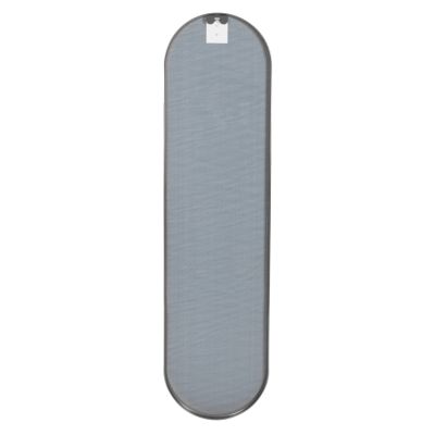 WALL MIRROR HM9581.40 TALL OVAL SILVER ALUMINUM FRAME 38,5x4x149Hcm.